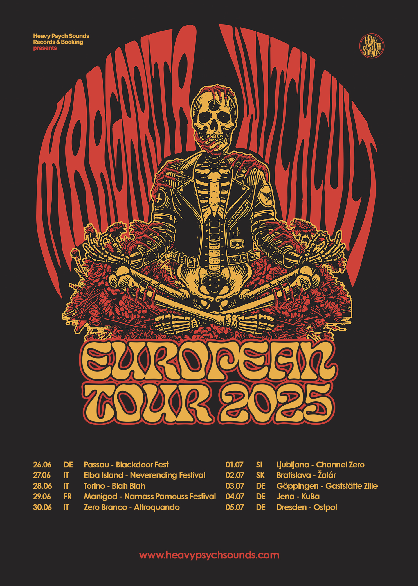 Margarita Witch Cult – European Tour 2025