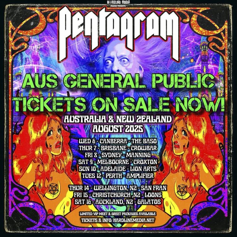 Pentagram – Australia & New Zealand Tour 2025