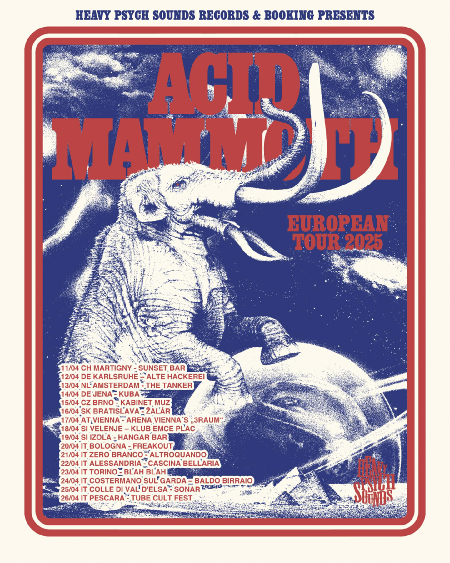 Acid Mammoth – European Tour 2025