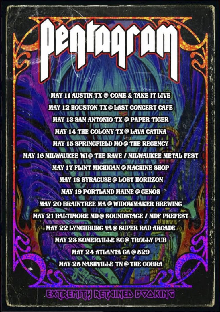 Pentagram – US Tour 2025