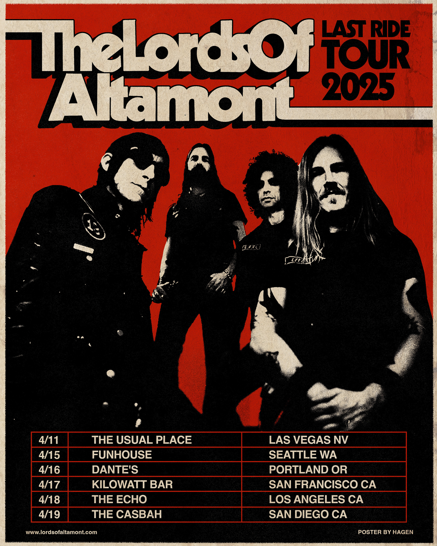 The Lords Of Altamont – Last Ride Tour 2025