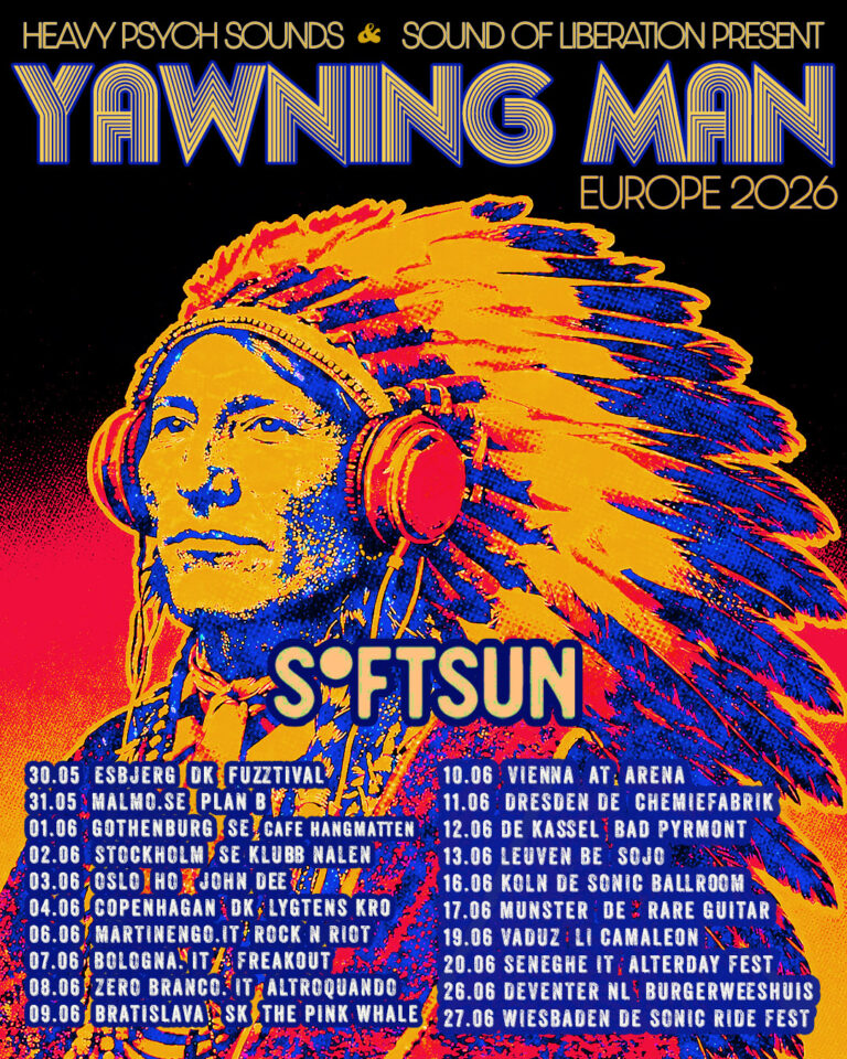Yawning Man & SoftSun – European Tour 2026
