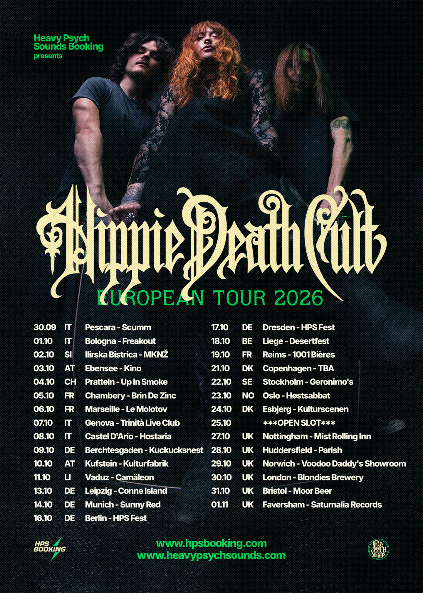 Hippie Death Cult – European Tour 2026